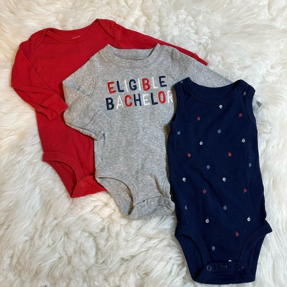 Baby Boy Carter’s 3-6 Month Bodysuit Clothing Bundle